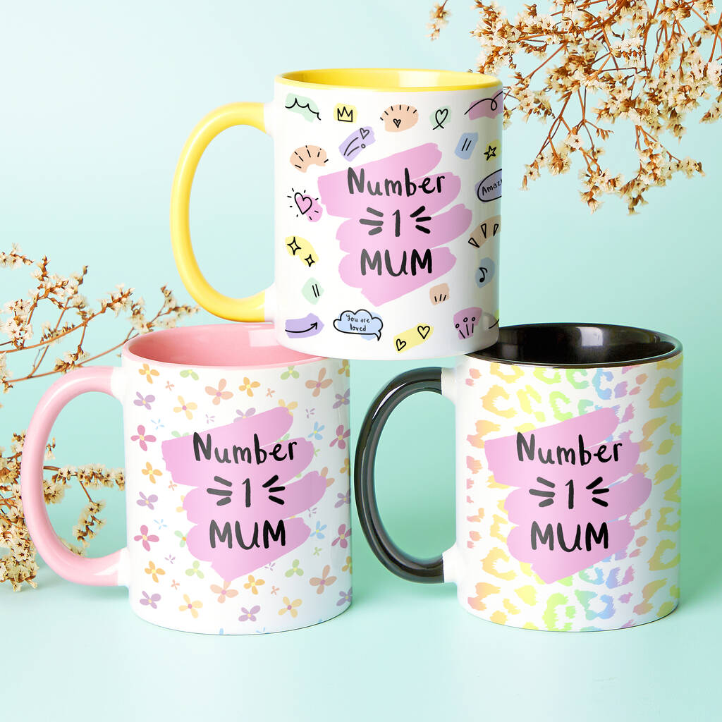 Choose Your Design Number One Mum Mother's Day Mug