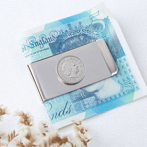 16th Birthday 2008 Five Pence 5p Coin Money Clip
