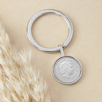 18th Birthday 2007 or 2008 Five Pence Coin Keyring