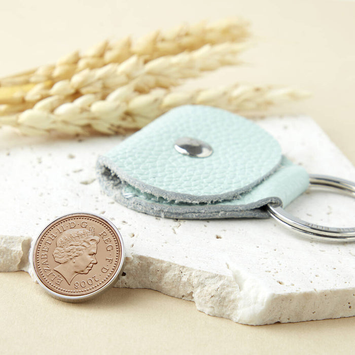 18th Birthday 2008 Penny Coin Keepsake Keyring