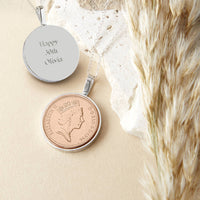 30th Birthday 1996 Penny Coin Pendant Necklace