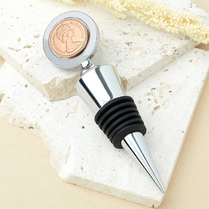 40th Birthday 1984 Penny Coin Bottle Stopper