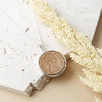 40th Birthday 1986 Penny Coin Pendant Necklace