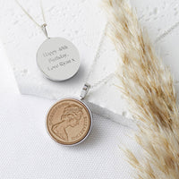 40th Birthday 1986 Penny Coin Pendant Necklace