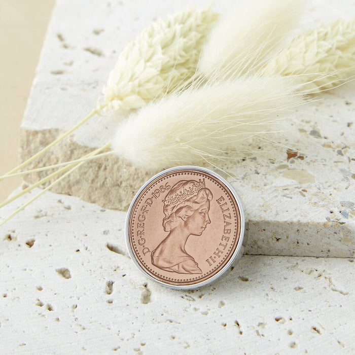 40th Birthday 1986 Penny Coin Keepsake Coin Token