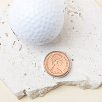 50th Birthday 1975 Lucky Penny Coin Golf Marker