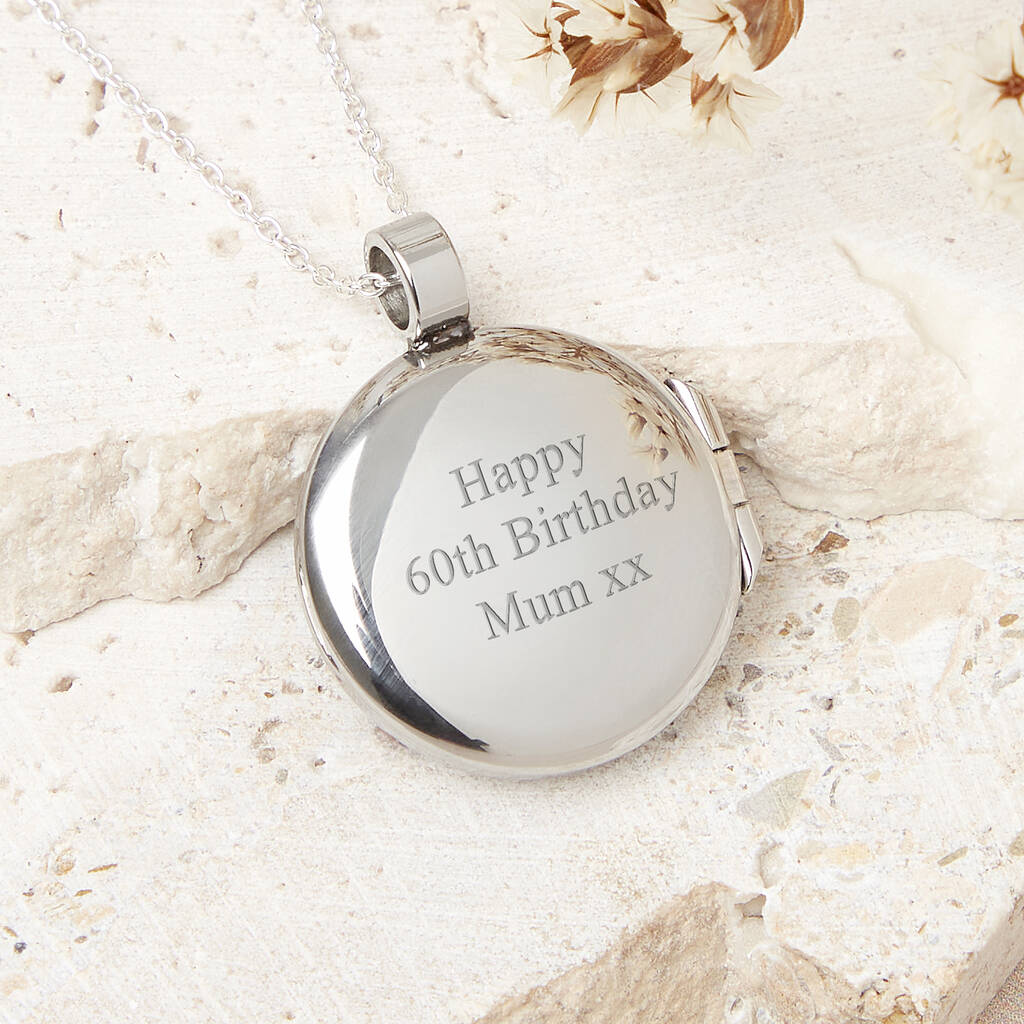 60th Birthday 1965 Sixpence Locket Necklace
