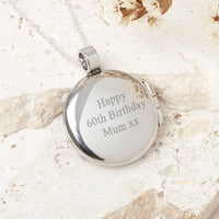 60th Birthday 1965 Sixpence Locket Necklace