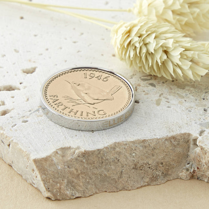 80th Birthday 1946 Farthing Keepsake Coin Token