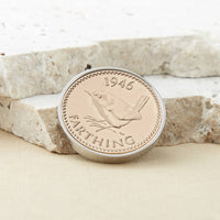 80th Birthday 1946 Farthing Keepsake Coin Token