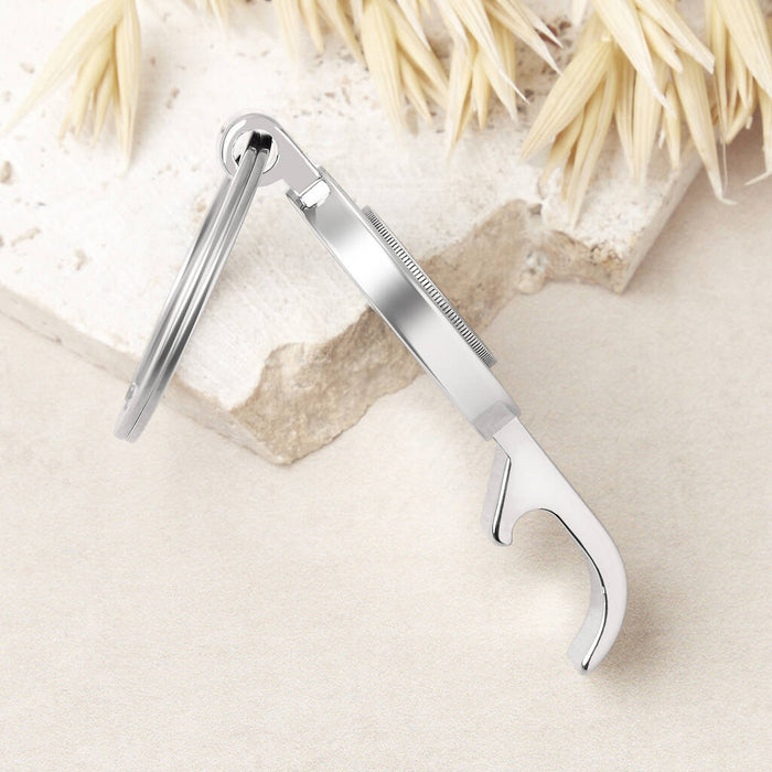 80th Birthday 1945 Sixpence Bottle Opener Keyring