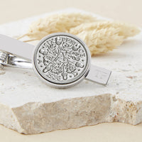 90th Birthday 1935 Or 1936 Sixpence Year Coin Tie Clip