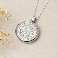 90th Birthday 1935 Sixpence Locket Necklace