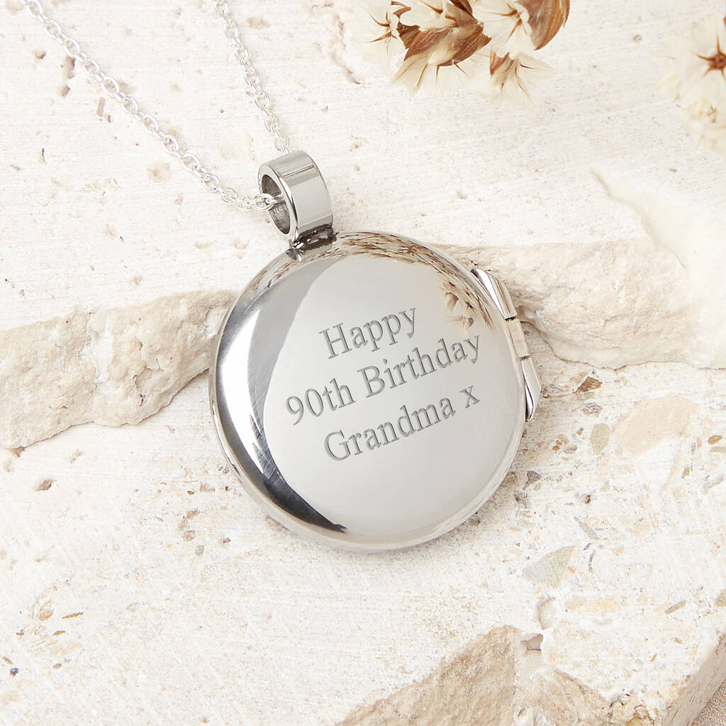 90th Birthday 1935 Sixpence Locket Necklace