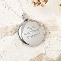 90th Birthday 1935 Sixpence Locket Necklace