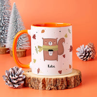 Autumn Animals Personalised Mug