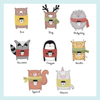 Autumn Animals Personalised Mug