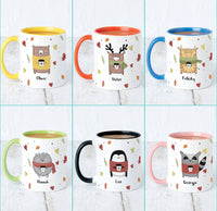 Autumn Animals Personalised Mug