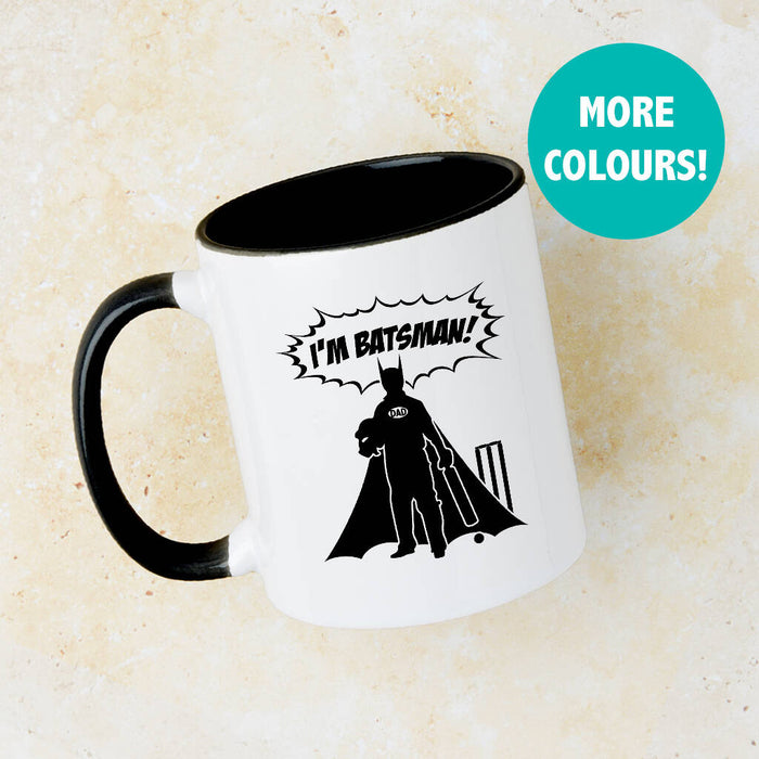Batsman Fun Cricket Mug for Dad