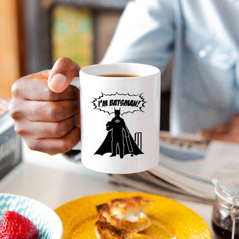 Batsman Fun Cricket Mug for Dad
