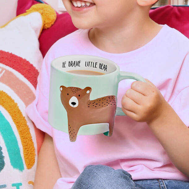 Bear Mug With Feet
