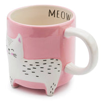 Ceramic Cat Footed Mug