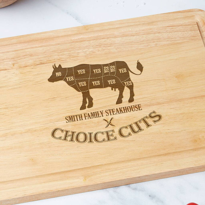 Choice Cuts Personalised Chopping Board For Dad