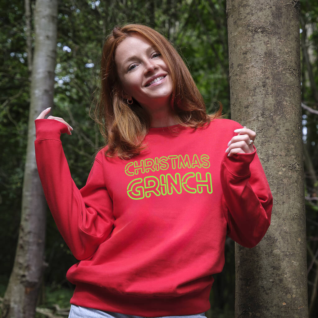 Christmas Grinch Unisex Christmas Jumper Sweatshirt