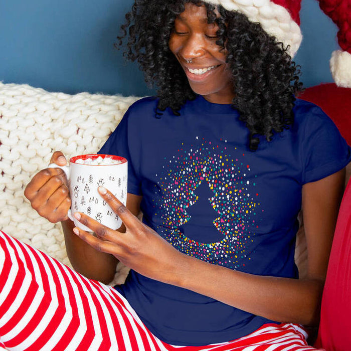 Christmas Tree Confetti Scatter Pyjama Set