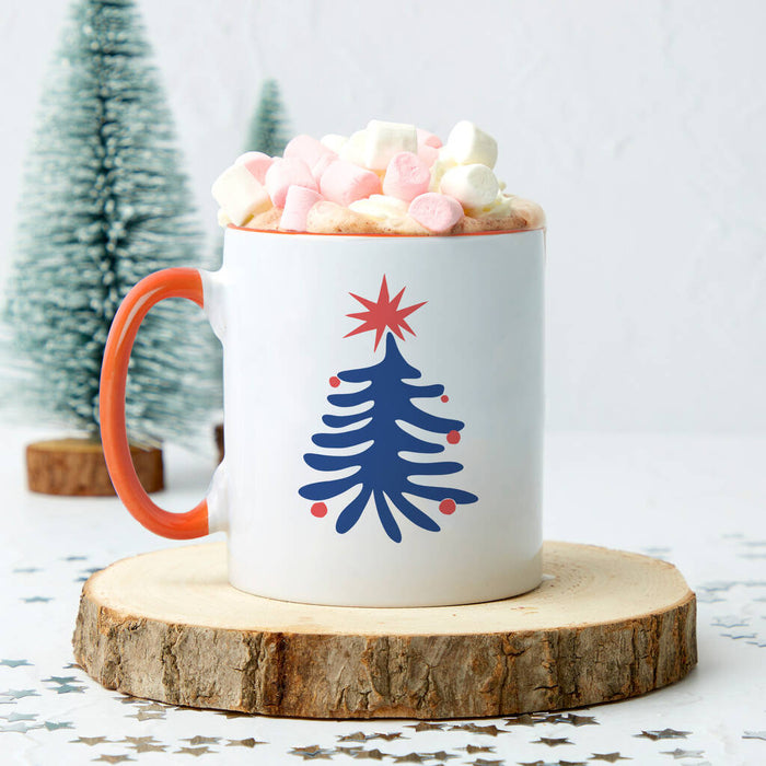 Colourful Tree Christmas Mug