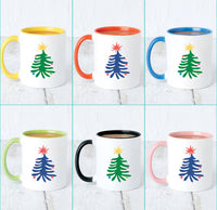 Colourful Tree Christmas Mug