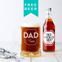 Dad Established Personalised Beer Tankard