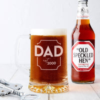 Dad Established Personalised Beer Tankard