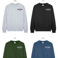 Personalised Dog Papa Est Sweatshirt