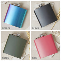 Established Name And Date Personalised Hip Flask