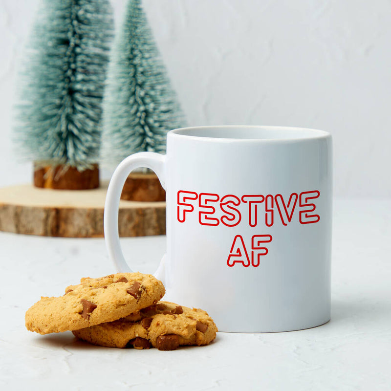Festive AF Christmas Mug
