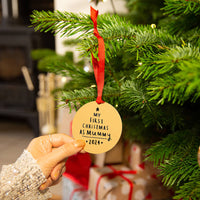 First Christmas As Mummy' Christmas Decoration