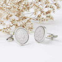 Five Pence 18th 2007 Or 2008 Birthday Coin Cufflinks