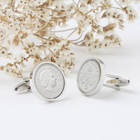Five Pence 18th 2007 Birthday Coin Cufflinks