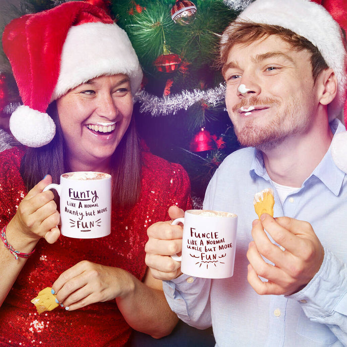 Funcle / Funty' Fun Aunty And Uncle Mug Set