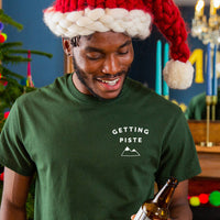 'Getting Piste' Men's Ski T-Shirt