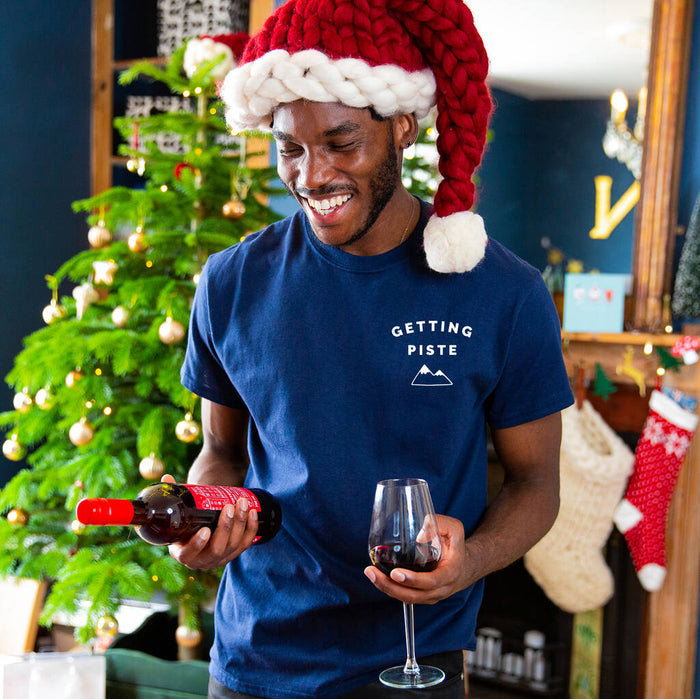 'Getting Piste' Men's Ski T-Shirt