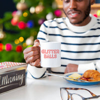 Glitter Balls Christmas Mug