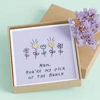 Pick Of The Bunch Gold Plated Flower Earrings For Mum