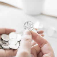 Sixpence Year Coin Keyring 1928 To 1967