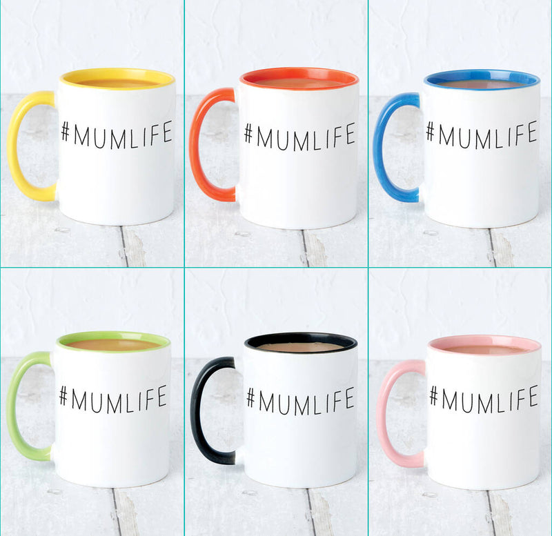 #Mumlife Pink Design Mug