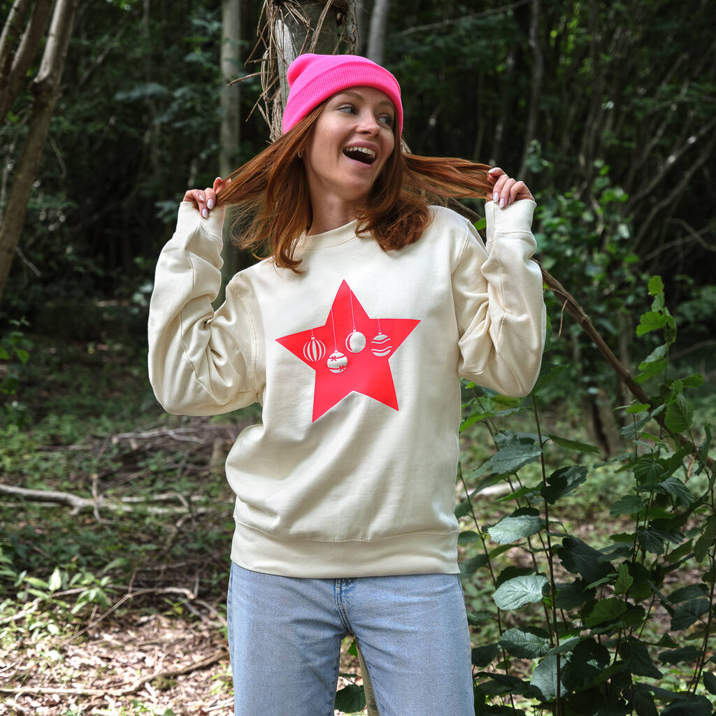 Christmas star jumper outlet