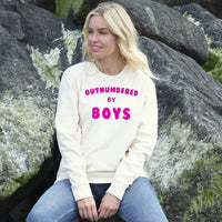 Outnumbered By Boys' Mum Jumper Sweatshirt