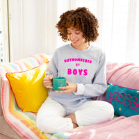 Outnumbered By Boys' Mum Jumper Sweatshirt