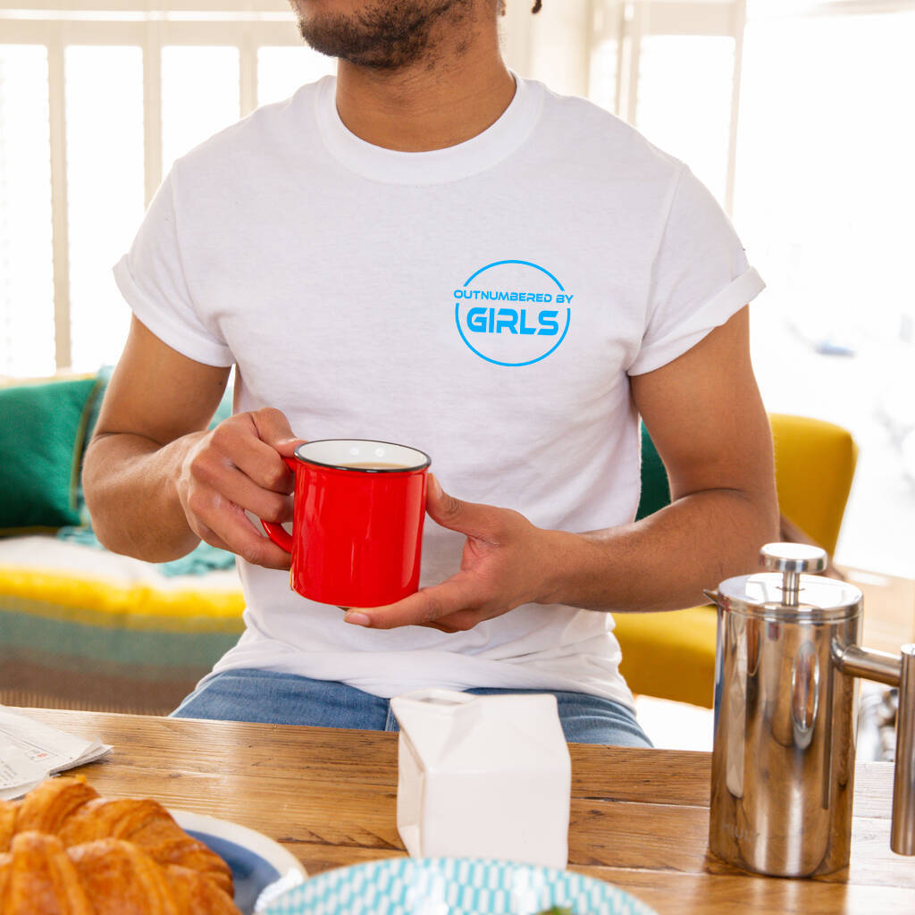 Outnumbered By Girls' Men's T-Shirt